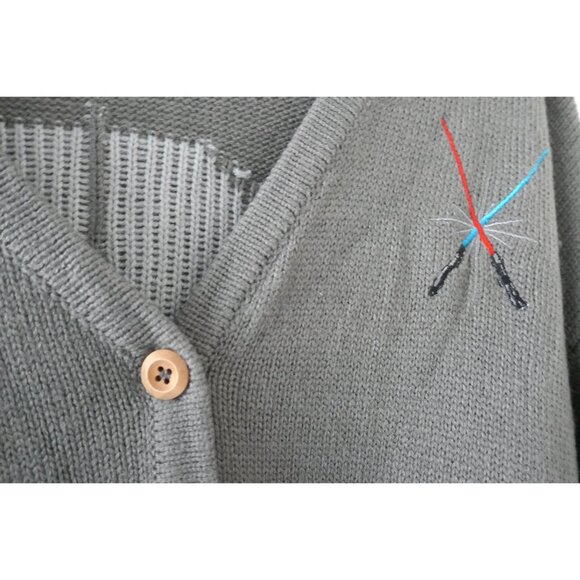 Star Wars knit cardigan size M - Picture 3 of 5